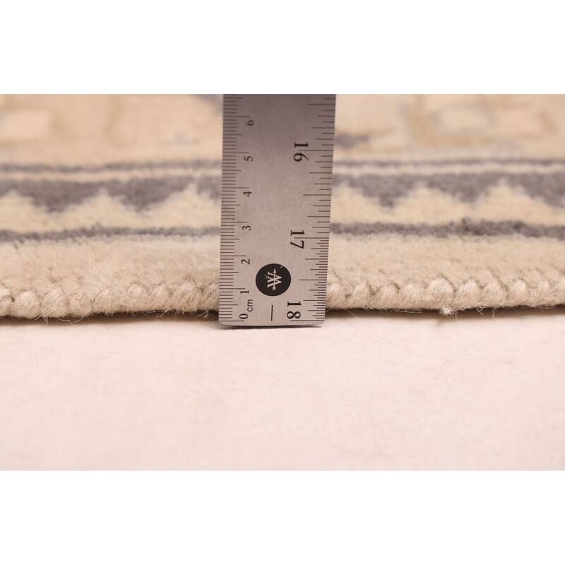 ECARPETGALLERY Hand-knotted Royal Oushak Cream Wool Rug - 9'3 x 11'6