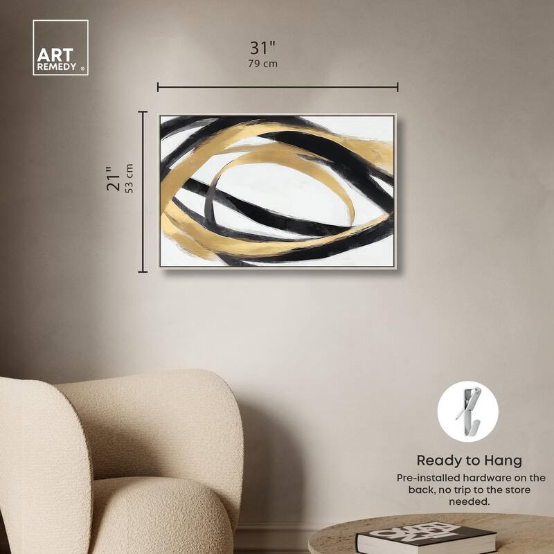 Loops of Luxury II Canvas by Art Remedy