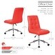 preview thumbnail 16 of 32, Porthos Home Leona Adjustable Steel and Faux Leather Office Chair