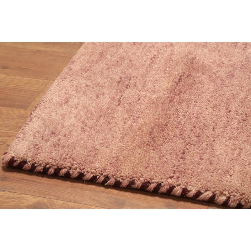Hand Knotted Oriental 100% Wool Carpet Modern Modern Multi-Colored Gabbeh Area Rug - 2' 11'' X 2' 1''