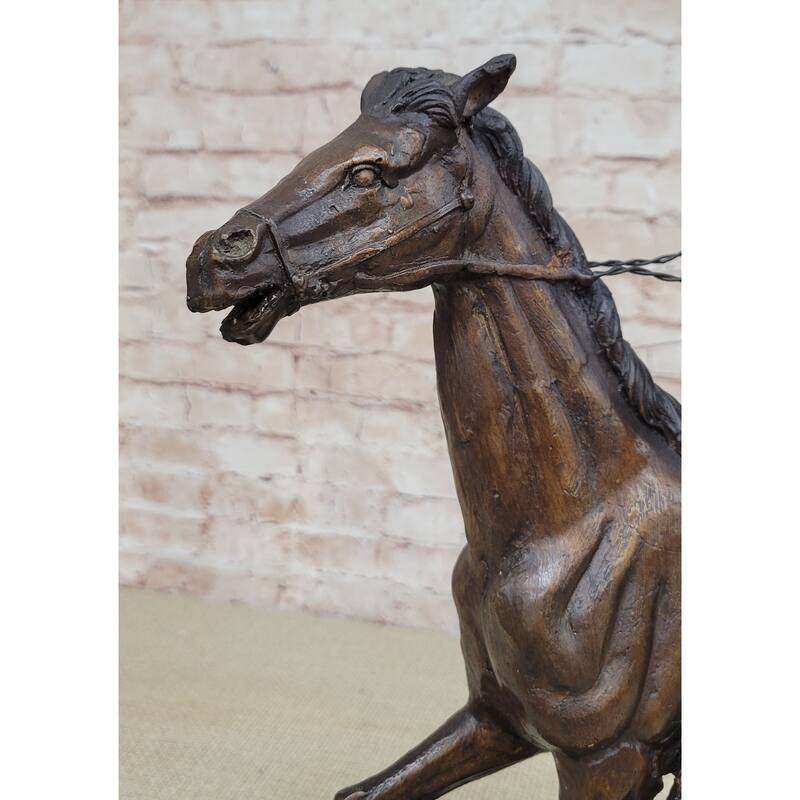 Trooper Of The Plains By Frederic Remington Bronze Statue Sculpture Western 17 Inches X 19 Inches