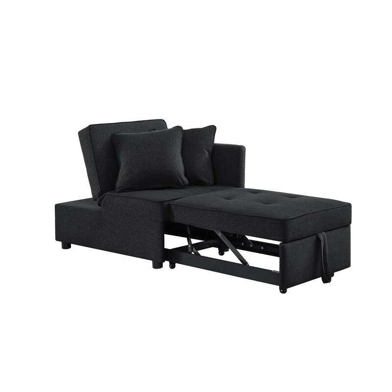 4 in 1 Convertible Recliner Couch Sleeper Sofa