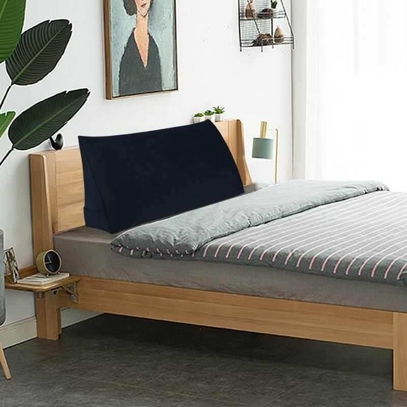 Bed Rest Reading Wedge Pillow TV Watching Back Cushion Daybed Headboard - Full