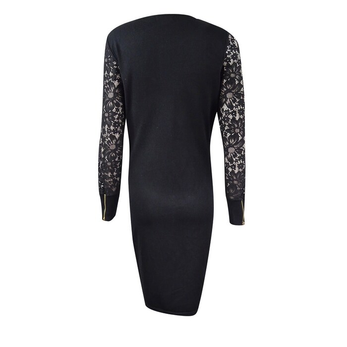 black sweater dress petite