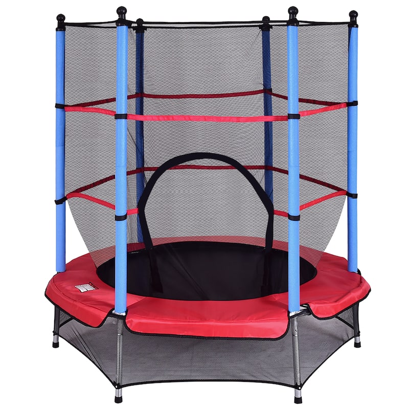 55" Kids Trampoline Jumping Trampoline for Indoor/Outdoor Exercise - Kids