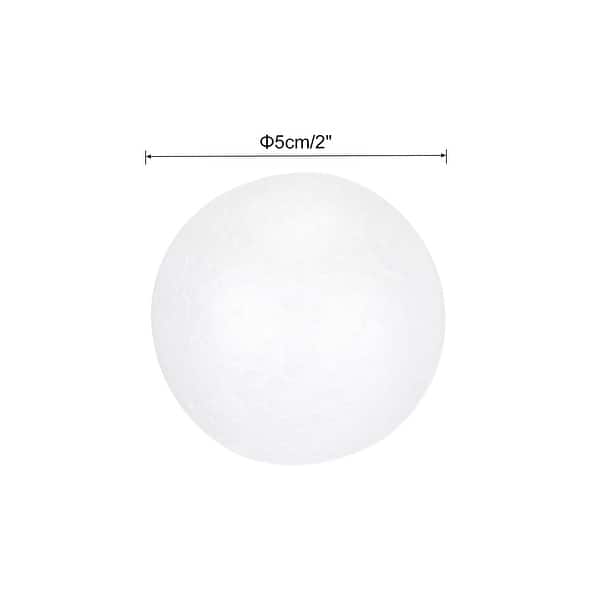 White Foam Balls Model Polystyrene Spheres for Art Craft Projects - Bed ...