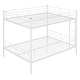 preview thumbnail 15 of 25, Contemporary Full over Full Metal Bunk Bed with Solid Stability, Save Space or Split Into 2 Beds, Crafted for Safety, Black