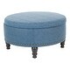 preview thumbnail 15 of 28, Copper Grove Payara Round Storage Ottoman