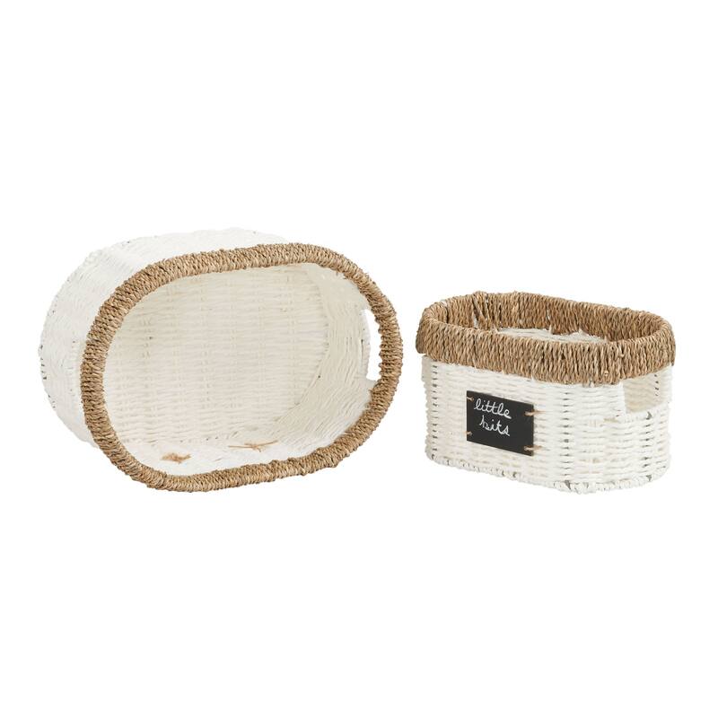 Household Essentials Oval Basketes, Set of 2