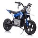 preview thumbnail 67 of 78, High-Speed Motorcycle for Kids with Rear Suspension, Power Display, and Music System