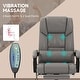 preview thumbnail 12 of 63, Vinsetto Office Desk Chair Recliner, Height Adjustable Movable Lumbar Support with 6-Point Vibrating Massage