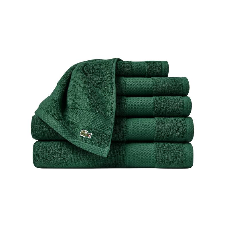 Lacoste Heritage Supima 100% Cotton 6 Piece Towel Set