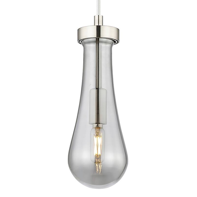 Innovations Lighting 451-1P-G451-4SM Owego 11" Tall Mini Pendant with - Satin Nickel