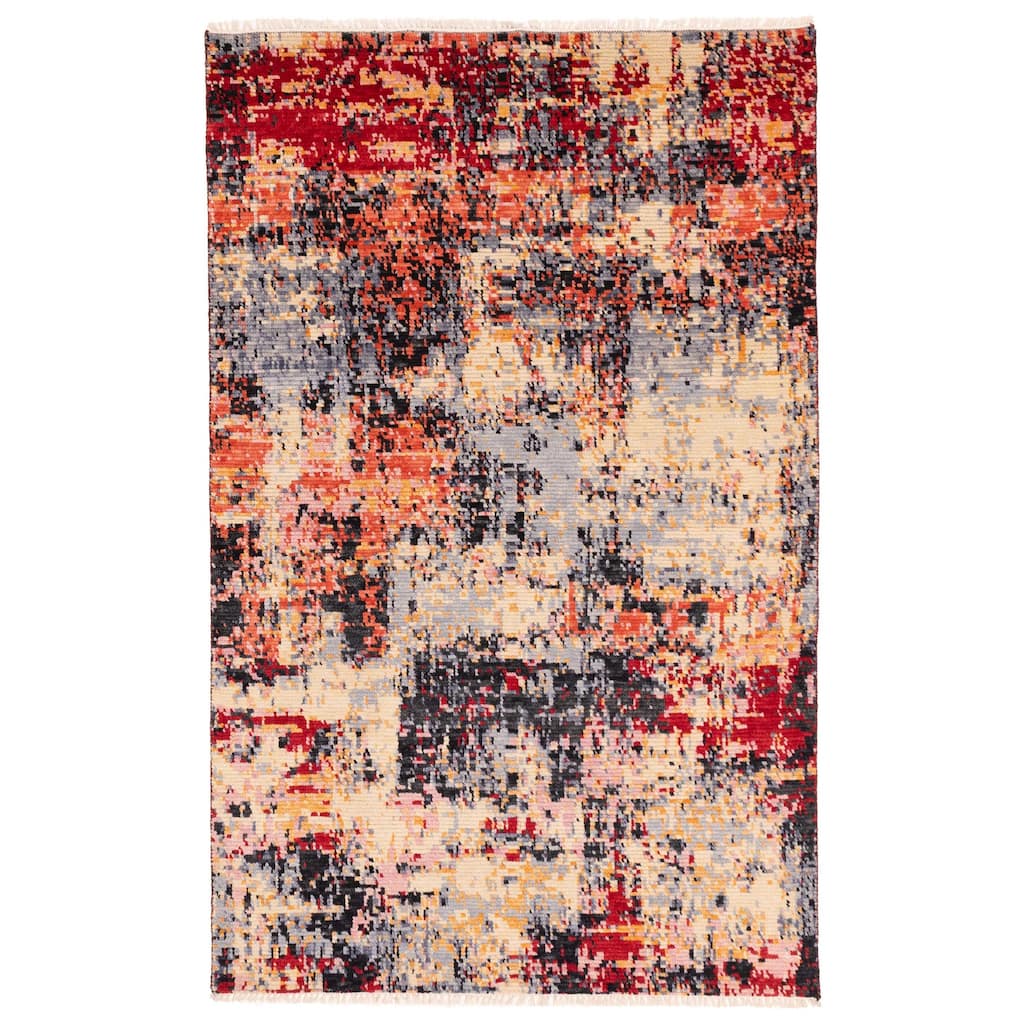 ECARPETGALLERY Hand-knotted Legacy Red Wool Rug - 5'4 x 8'6