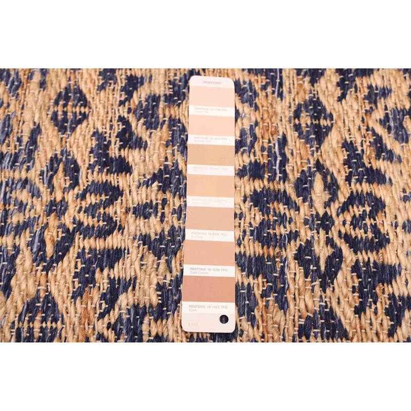 ECARPETGALLERY Flat-Weave Palas Denizli Tan Jute Kilim - 5'2 x 7'5