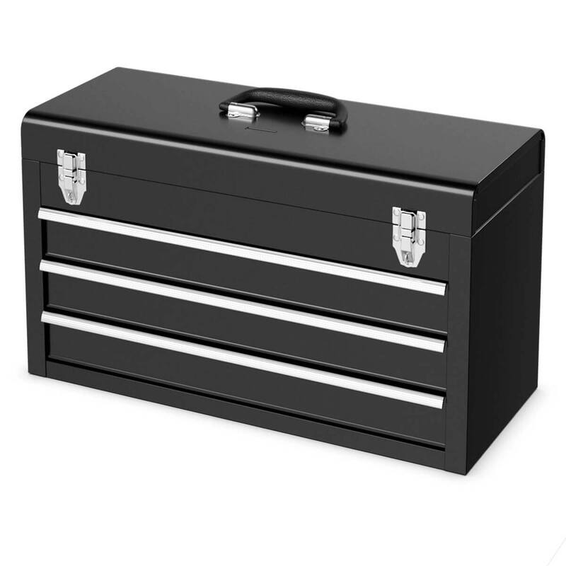 Costway Portable Tool Chest Box Storage Cabinet Garage Mechanic