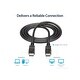 preview thumbnail 2 of 3, StarTech.com DISPLPORT6L 6 ft. Black Connector A: 1 x DisplayPort (20-pin) Latch - Coral - L