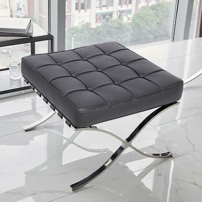 Momei Modern Leather Ottoman Foot Rest