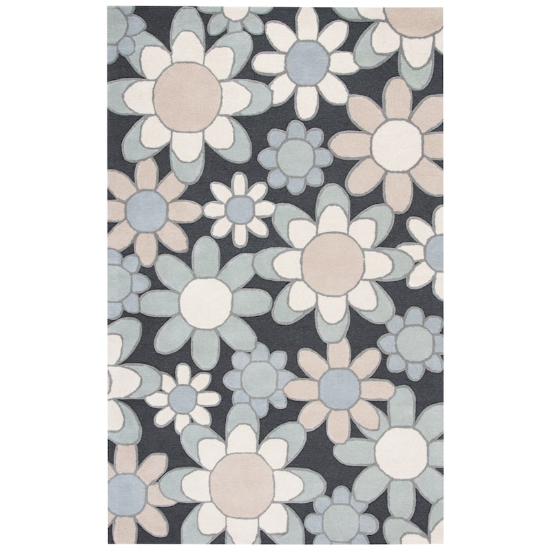 SAFAVIEH Handmade Kids Miens Floral Wool Rug