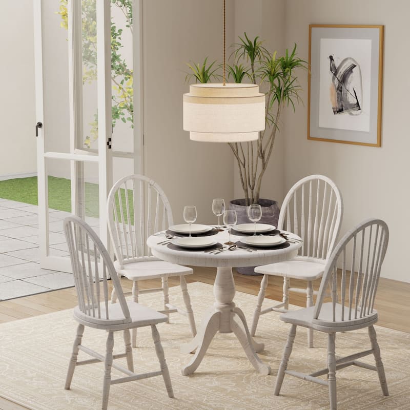 Windsor Back Dining Chair - 40.5" - Gray