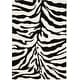 preview thumbnail 16 of 15, SAFAVIEH Florida Shag Rozinka Zebra Animal Print 1.2-inch Thick Rug