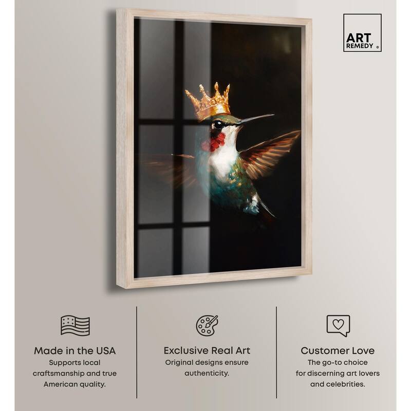 Royal Bird I Shadowbox by Art Remedy