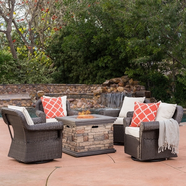 Christopher knight fire pit hot sale set