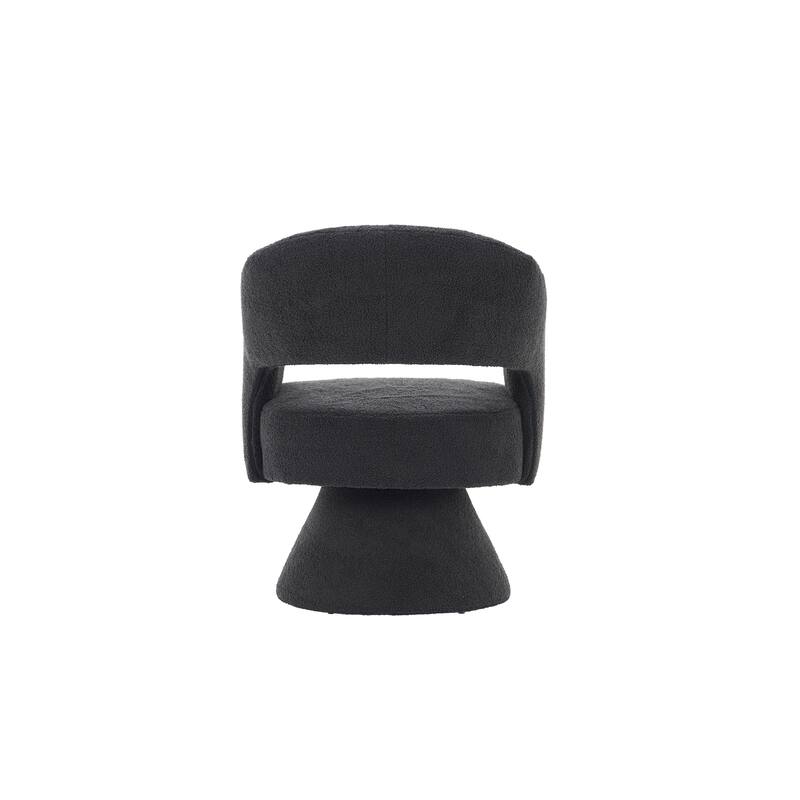 Swivel Accent Chair, Modern Luxury Accent Chair, Comfy Round Armchiars, 360 Degree Swivel Barrel Chairs for Living Room