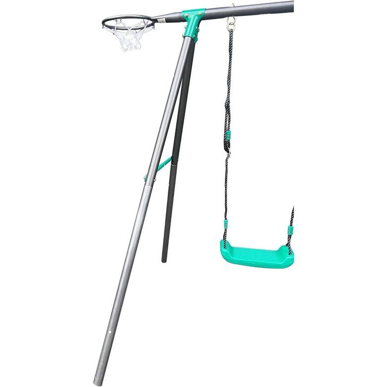 Heavy Duty Backyard Feature Swing Set, 6-in-1 Kids Swing Set