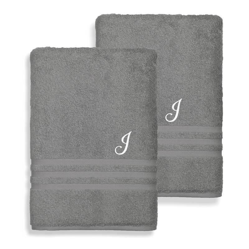 Authentic Hotel and Spa 100% Turkish Cotton 2PC Denzi Bath Sheet Set. - J