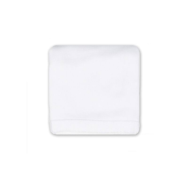 Knit Blanket with Border - Ivory