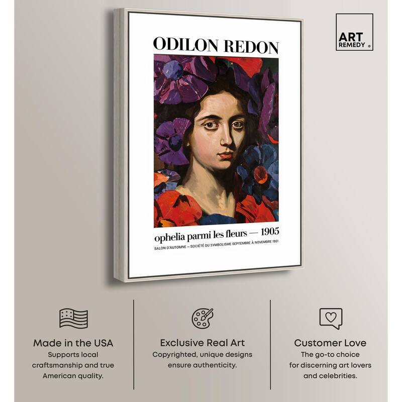 Vision of Ophelia Canvas by Art Remedy