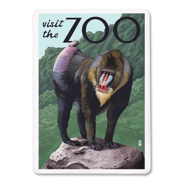 Mandrill Visit The Zoo Lantern Press Artwork Playing Card Deck 52 Card Poker Size With Jokers Playing Cards Deck Overstock