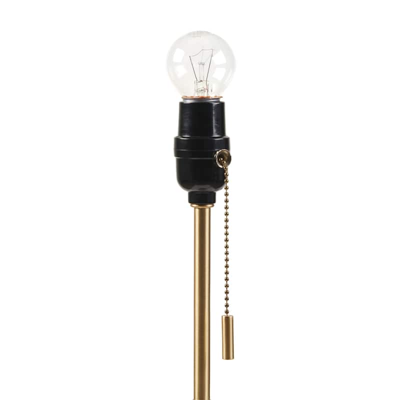INK+IVY Bromley Gold/Brown Two Tone Pull-chain Table Lamp