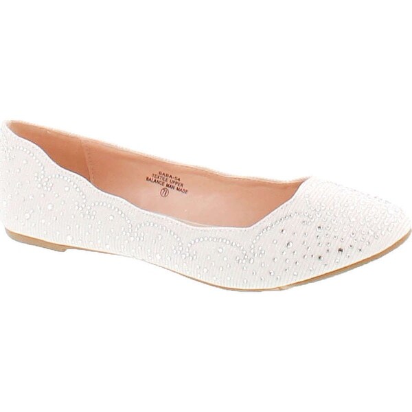 sparkly ballet flats