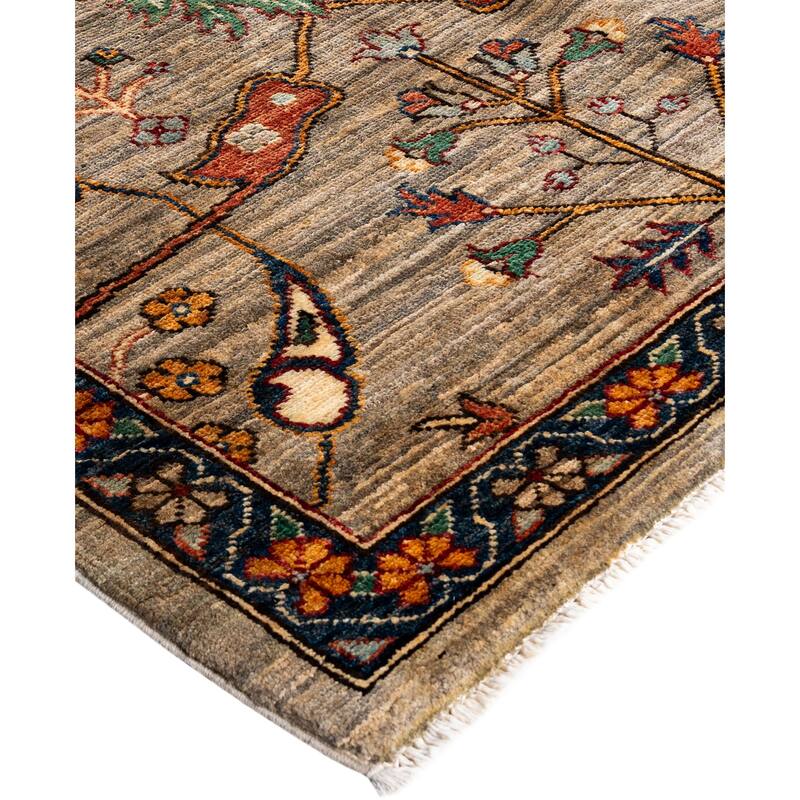 Serapi One-of-a-Kind Hand-Knotted Area Rug - Brown - 8' 1" x 9' 9"