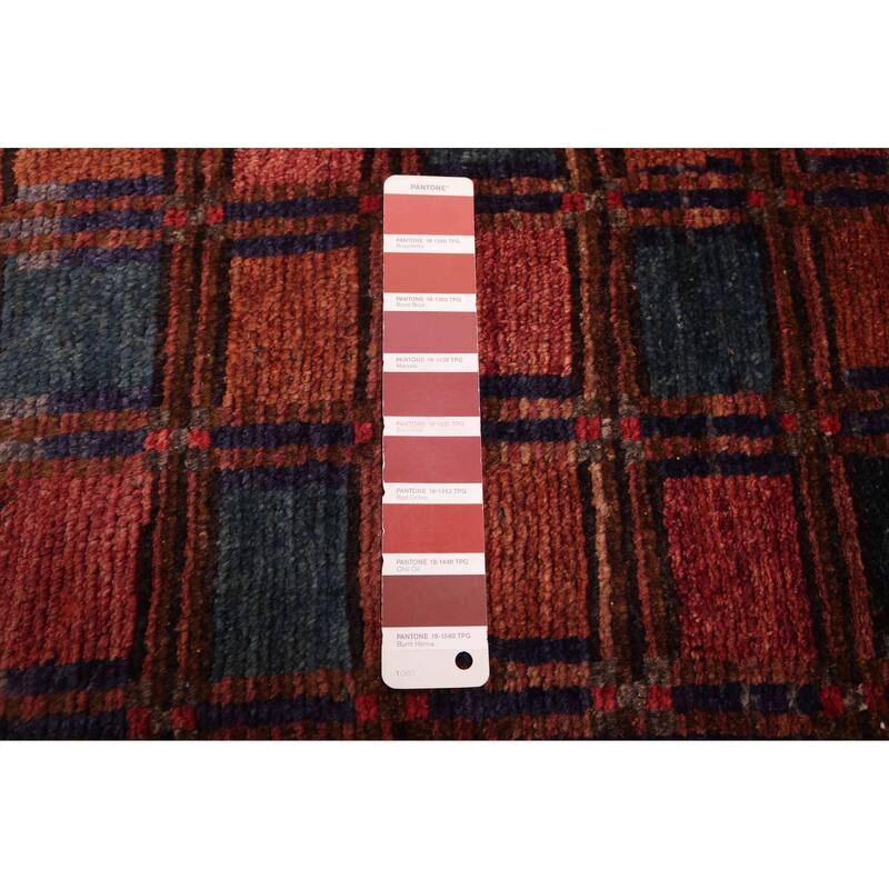 ECARPETGALLERY Hand-knotted Melis Vintage Red Wool Rug - 4'9 x 7'10