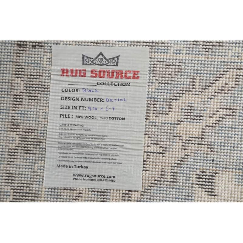 Traditional Geometric Ziegler Turkish Home Decor Area Rug Wool Carpet - 6'7" x 9'10"