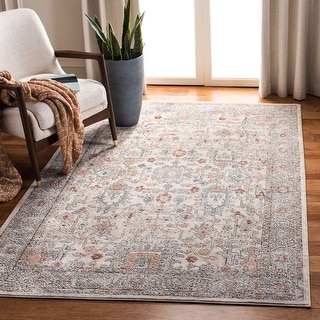 Martha Stewart by SAFAVIEH Kwang Vintage Oriental Rug - Grey/Ivory - 5'1" x 7'6"