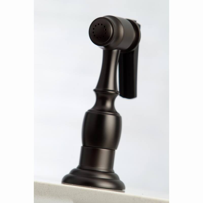 Kingston Brass English Country Kitchen Faucet with Side Sprayer