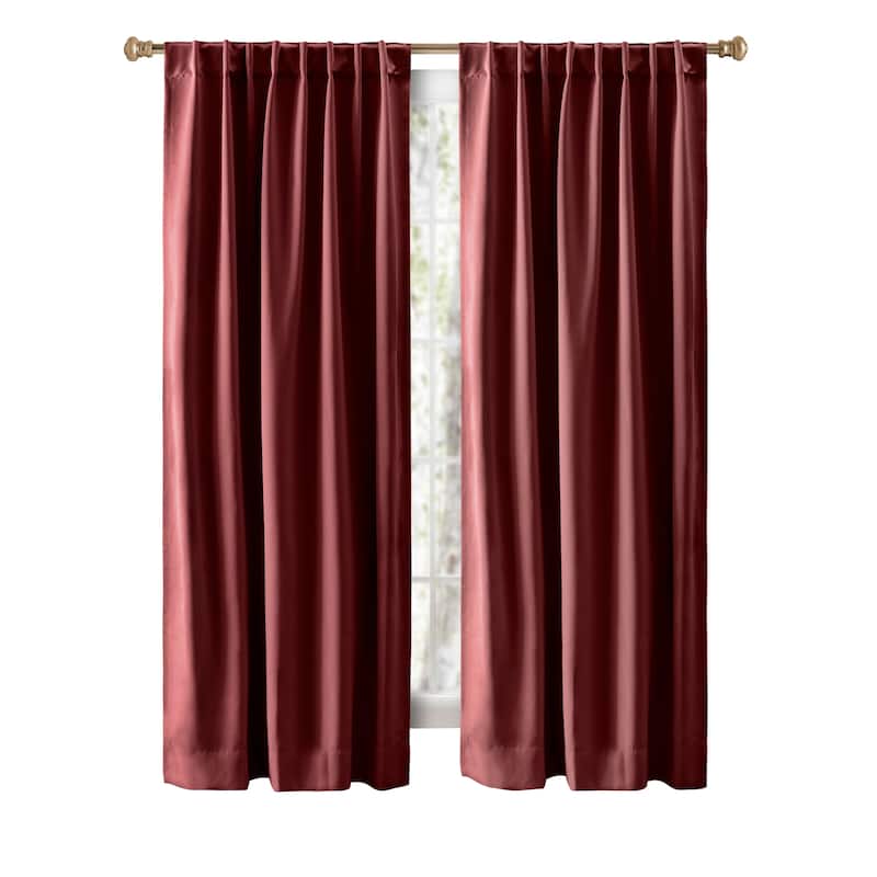 Ultimate Black Out Premium 2-Way Pocket Curtain Panel