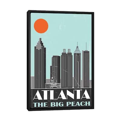 iCanvas "Atlanta" by Fly Graphics Framed
