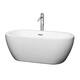Option White / Polished Chrome Trim
