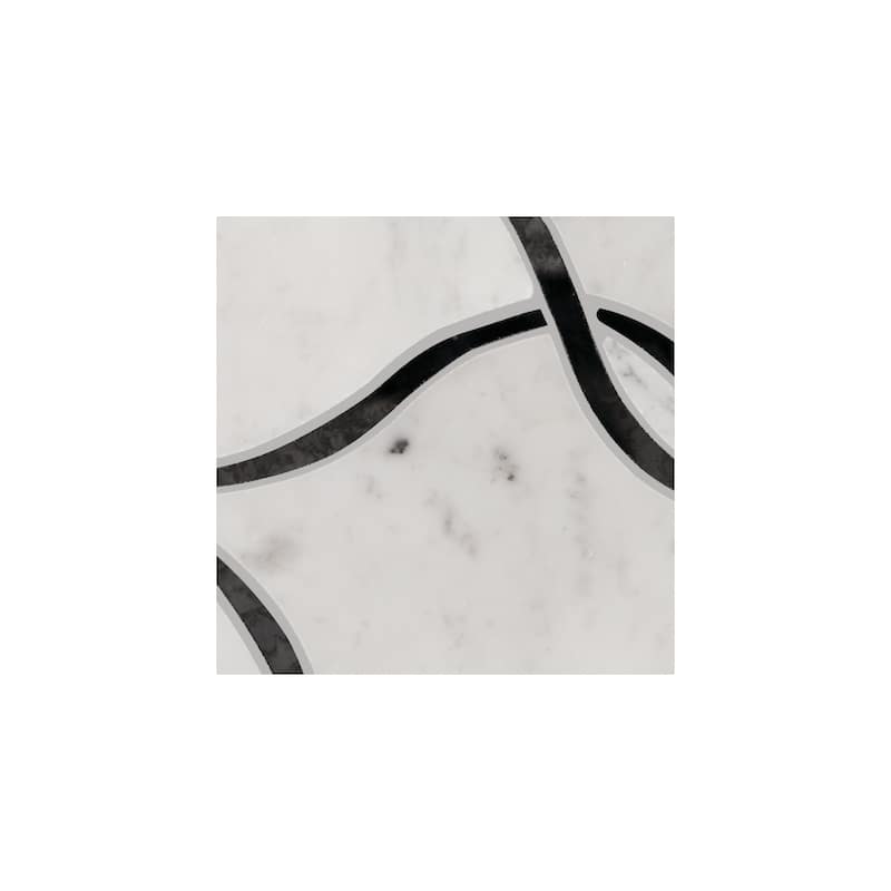 Daltile Lavaliere Natural Stone Intertwining Arabesque Mosaic (10 Pc per Carton) (7.90 Sqft per Carton)