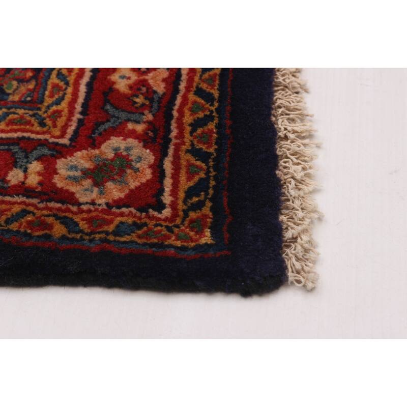 ECARPETGALLERY Hand-knotted Andelz Navy Wool Rug - 5'4 x 10'0