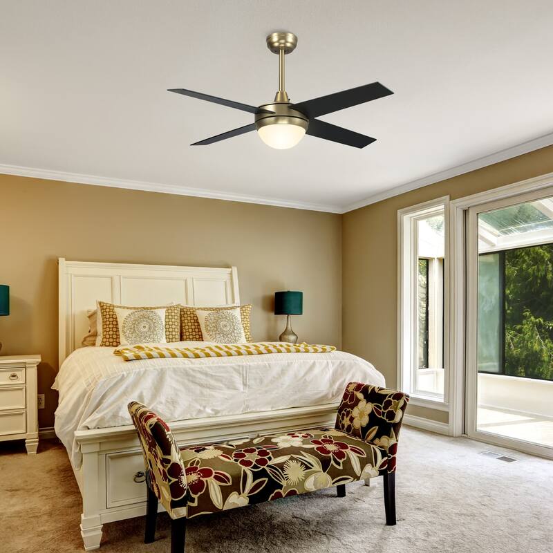 CARRO Norfolk 48" Indoor Smart Ceiling Fan with LED Light and Wall Control