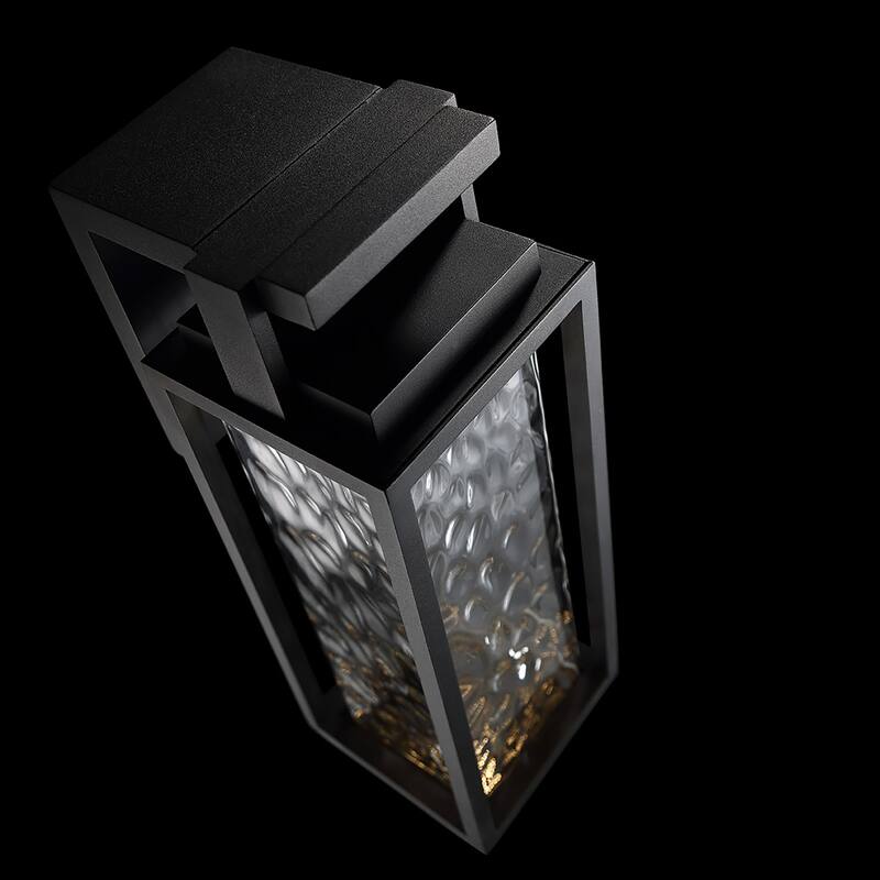 Two if By Sea 12in Indoor or Outdoor Wall Light 3000K in Black