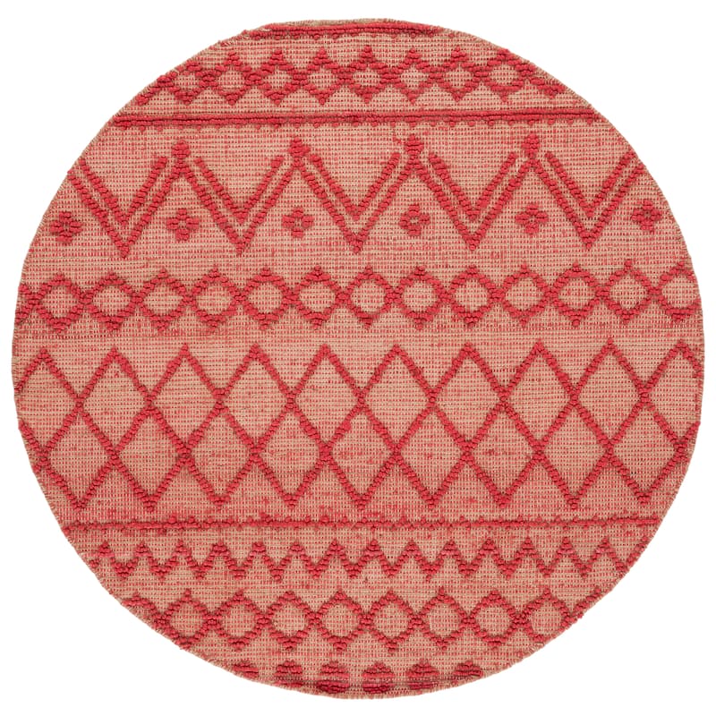 SAFAVIEH Flatweave Natural Fiber Willempje Geometric Jute Rug