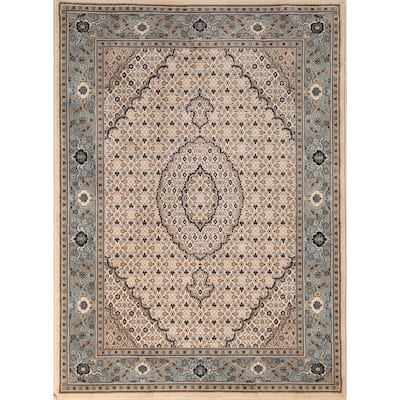 Geometric Tabriz Turkish Oriental Area Rug Machine Made Carpet - 4'5" x 6'0"