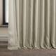 Exclusive Fabrics Faux Linen Extra Wide Room Darkening Curtain Panel